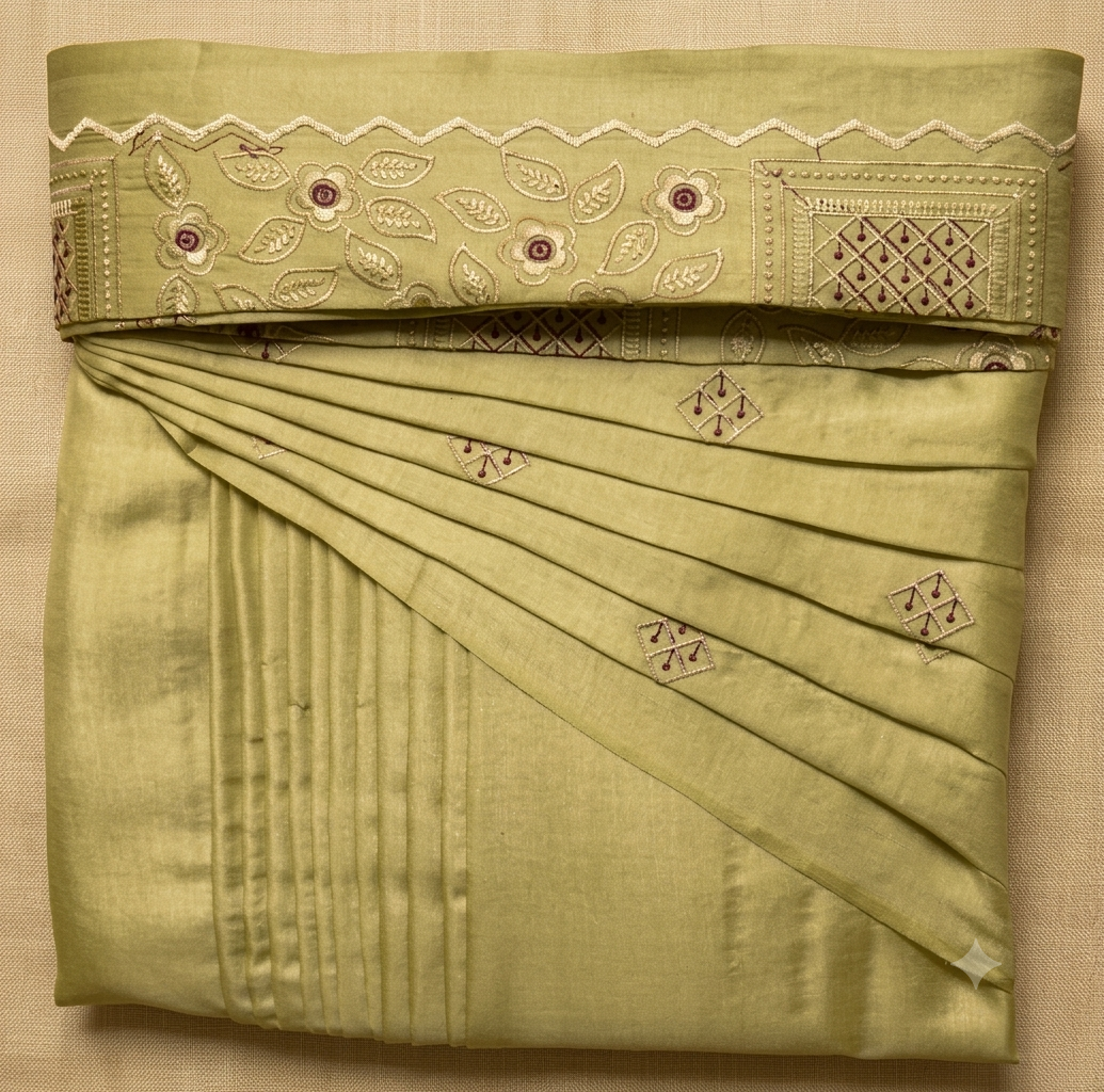 Box Pleat Saree 3